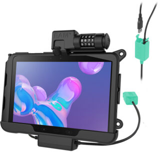 RAM Alimentazione di blocco combinato più doppio dock dati USB per Tab Active4 Pro Ram Mounts RAM-HOL-SAM57PD2CLU