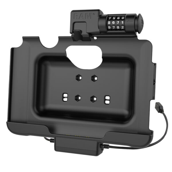 RAM Combo-Locking Power + Data Dock for Samsung Tab Active4 Pro Ram Mounts RAM-HOL-SAM57PDCLU - immagine 2
