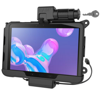RAM Key-Locking Power + Data Dock for Tab Active4 Pro & Tab Active Pro Ram Mounts RAM-HOL-SAM57PDKLU