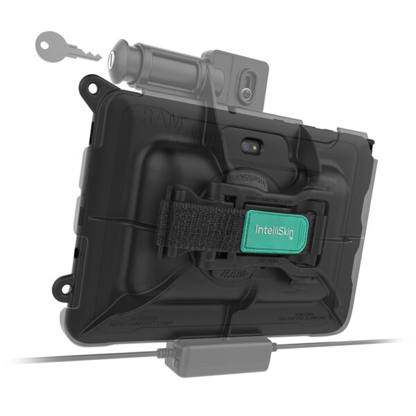 RAM Key-Locking Power + Data Dock for Tab Active4 Pro & Tab Active Pro Ram Mounts RAM-HOL-SAM57PDKLU - immagine 5