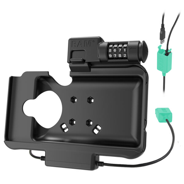 RAM Combo Locking Power più Dual USB Dock per Tab Active5 e 3 Ram Mounts RAM-HOL-SAM58PD2CLU - immagine 3