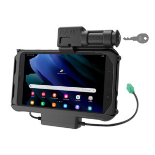 RAM Key Locking Power + Data Dock for Samsung Tab Active5 & 3 Ram Mounts RAM-HOL-SAM58PDKLU