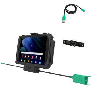 RAM EZ Roll'r Dual USB Dock per Samsung Tab Active5 e 3 Ram Mounts RAM-HOL-SAM60PD2U