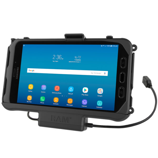 RAM EZ-Roll'r Power + Data Dock Samsung Tab Active5 & 3 Ram Mounts RAM-HOL-SAM60PDU - immagine 2