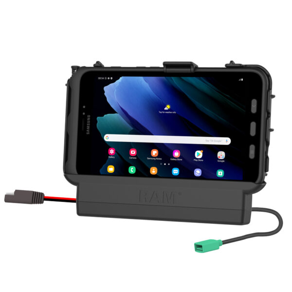RAM Power più Data Dock per Tab Active5 e 3 con cassa acustica Ram Mounts RAM-HOL-SAM61PDU