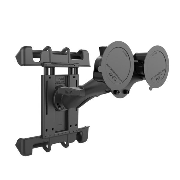 RAM Tab-Tite Supporto per Tablet con RAM Twist-Lock Doppia Ventosa Ram Mounts RAM-HOL-TAB17-189BU - immagine 2