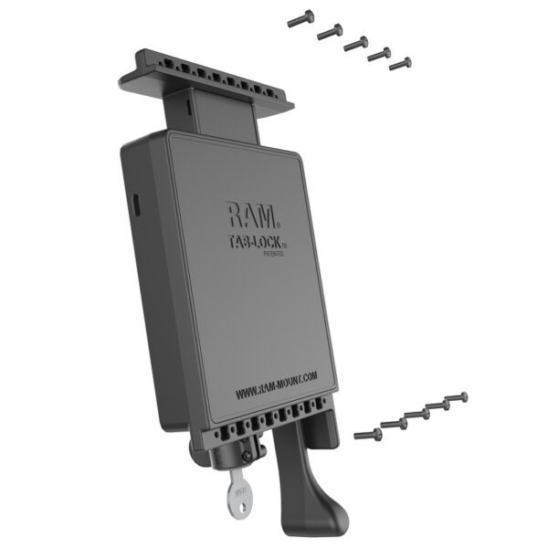 Piastra base con slitta posteriore RAM Mounts Tab-Lock RAM-HOL-TABLBU per coppette - immagine 4