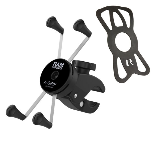 RAM X-Grip Supporto per telefono di grandi dimensioni con Tough-Claw piccolo a basso profilo Ram Mounts RAM-HOL-UN10-400-2U - immagine 2