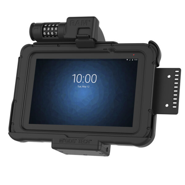 GDS Combo Locking Form-FitHolder per Zebra ET5x 8.3" e 8.4" Series Ram Mounts RAM-HOL-ZE10CLU