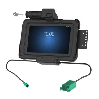 Alimentazione con chiave GDS più doppio dock USB per Zebra ET5x 8.3" e 8.4" serie Ram Mounts RAM-HOL-ZE10PD2KLU