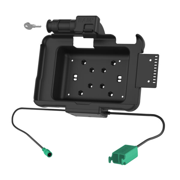 Alimentazione con chiave GDS più doppio dock USB per Zebra ET5x 8.3" e 8.4" serie Ram Mounts RAM-HOL-ZE10PD2KLU - immagine 2