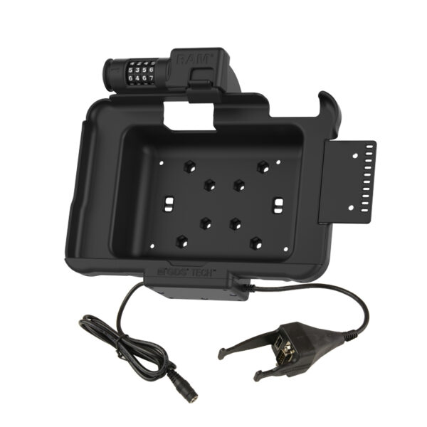 GDS Combo Locking Power più Data & DB9 Dock per Zebra ET5x 8.3" & 8.4" Ram Mounts RAM-HOL-ZE10PDCL-DB9U - immagine 2