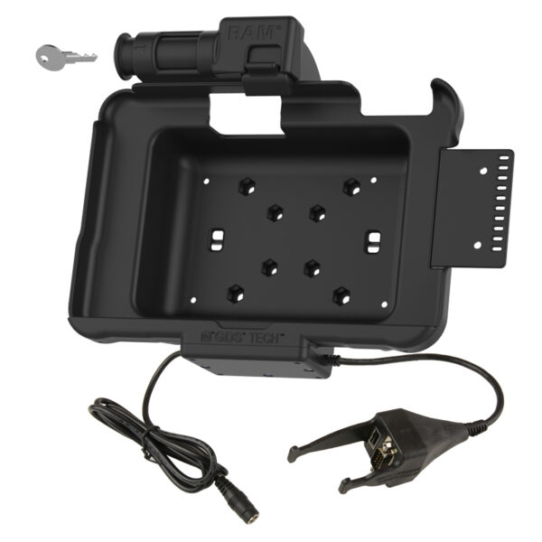 Chiave GDS Locking Power più Data & DB9 Dock per Zebra ET5x 8.3" e 8.4" Ram Mounts RAM-HOL-ZE10PDKL-DB9U - immagine 2