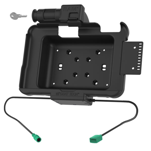 Chiave GDS Blocco Potenza più Data Dock per Zebra ET5x 8.3" e 8.4" Serie Ram Mounts RAM-HOL-ZE10PDKLU - immagine 2