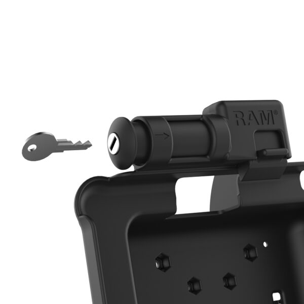 Dock alimentato con chiusura a chiave GDS per Zebra ET5x 8.3" e 8.4" serie Ram Mounts RAM-HOL-ZE10PKLU - immagine 3