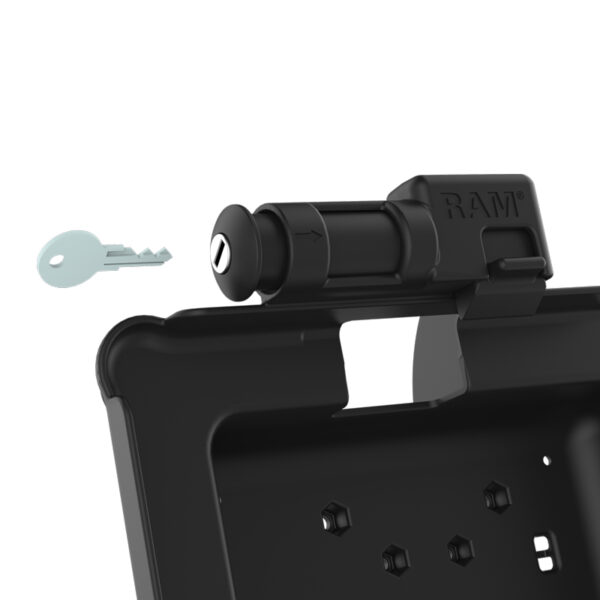 Chiave GDS Locking Power più Data & DB9 Dock per Zebra ET5x 10.1" Series Ram Mounts RAM-HOL-ZE11PDKL-DB9U - immagine 3