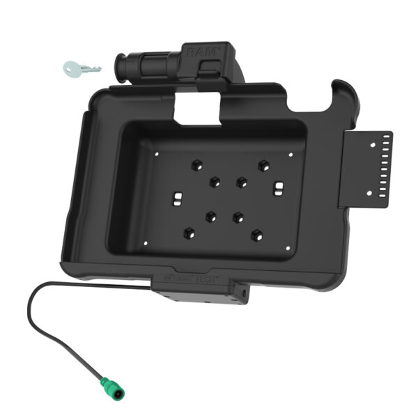 Dock alimentato con chiusura a chiave GDS per Zebra ET5x 10.1" serie Ram Mounts RAM-HOL-ZE11PKLU - immagine 2