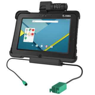 GDS Combo Locking Power più Doppio Dock USB per Zebra XSLATE L10 Ram Mounts RAM-HOL-ZE15PD2CLU