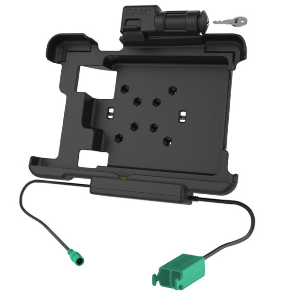 Chiave GDS Blocco Alimentazione più Doppio Dock USB per Zebra XSLATE L10 Ram Mounts RAM-HOL-ZE15PD2KLU - immagine 2