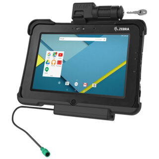 Dock alimentato con chiusura a chiave GDS per Zebra XSLATE L10 Ram Mounts RAM-HOL-ZE15PKLU