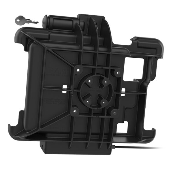 Dock alimentato con chiusura a chiave GDS per Zebra XSLATE L10 Ram Mounts RAM-HOL-ZE15PKLU - immagine 4