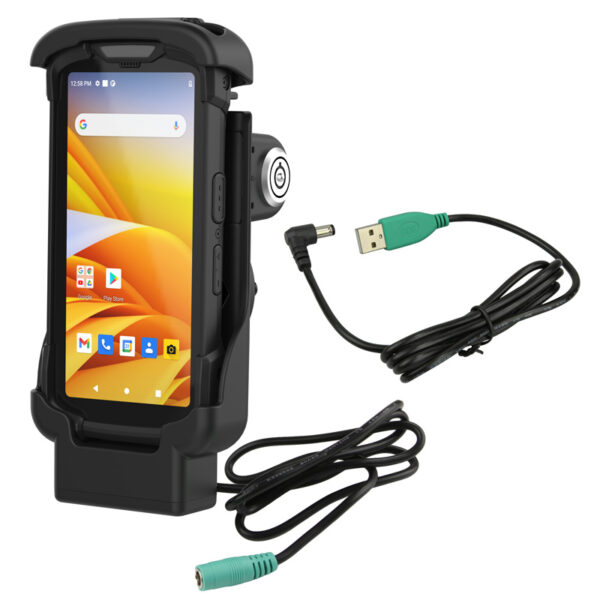 RAM Dock con chiusura a chiave Form-FitPowered per Zebra TC73 e TC78 Ram Mounts RAM-HOL-ZE17L-1U