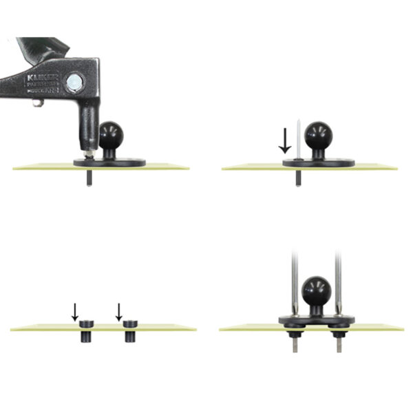 RAM Mari-Rivet Rivetti Pop in Alluminio Ram Mounts RAM-MARI-RIVET-4U - immagine 2