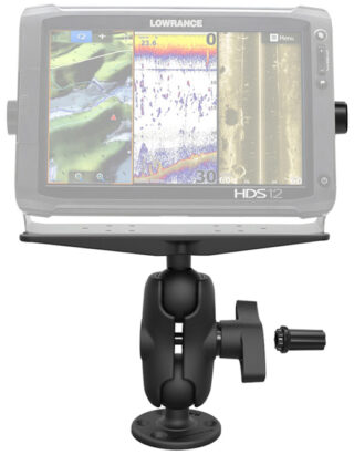 RAM Pin-Lock Supporto Elettronico Marino con Manopola Gimbal - tipo D Corto Ram Mounts RAM-SG-D-111U-C