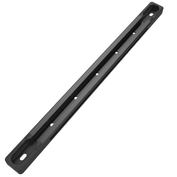 Slitta Tough-Track Ram Mounts RAM-TRACK-EXA-9BU da 9 pollici in alluminio nero - immagine 2