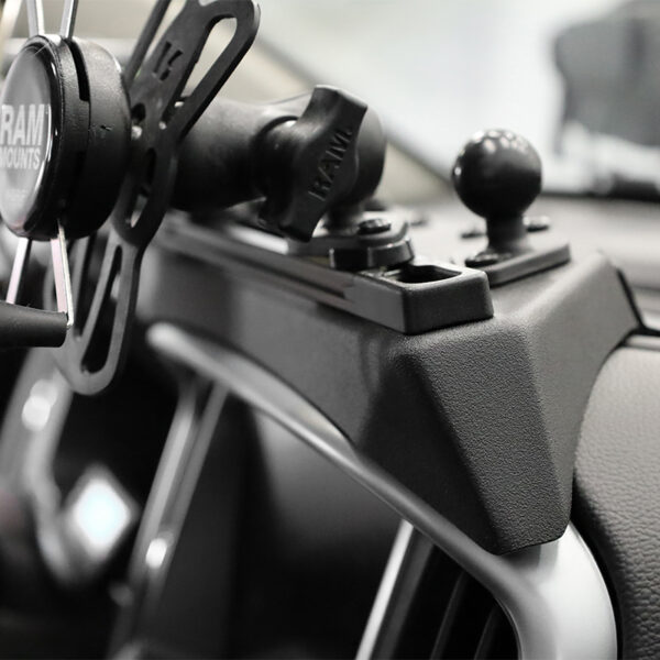 Slitta Tough-Track Ram Mounts RAM-TRACK-EXA-9BU da 9 pollici in alluminio nero - immagine 4