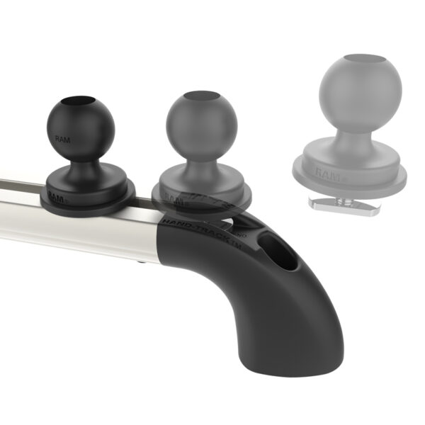 Binario manuale RAM da 6" con lunghezza totale 12" Ram Mounts RAM-TRACK-H6U - immagine 4