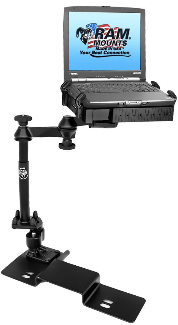 RAM Supporto per laptop con asta di regolazione per Ford F-150 '04-14 più altro Ram Mounts RAM-VB-109A-SW1 - immagine 2