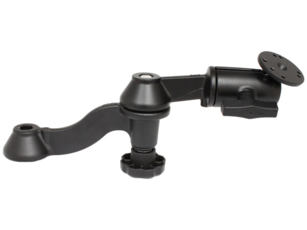 RAM 12" Doppio Braccio Oscillante Curvo con Braccio a presa Girevole e Piastra Tonda Ram Mounts RAM-VB-110-6U