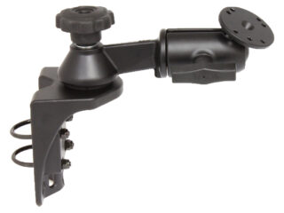 RAM Montaggio su guida verticale con braccio oscillante singolo da 6" e piastra tonda Ram Mounts RAM-VB-110V-2U