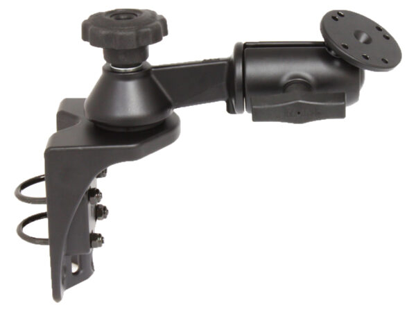 RAM Montaggio su guida verticale con braccio oscillante singolo da 6" e piastra tonda Ram Mounts RAM-VB-110V-2U
