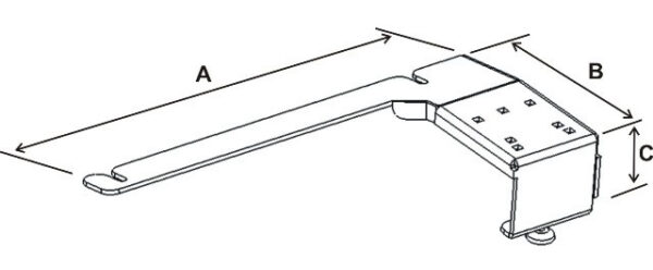 RAM No-Drill Base veicolo per Chevy Impala '00-05 più Altro Ram Mounts RAM-VB-111 - immagine 2