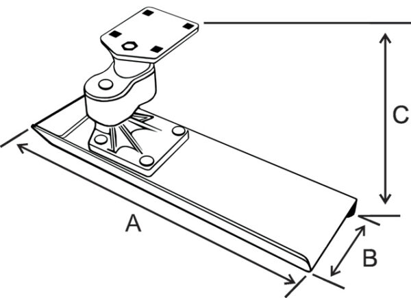 Base veicolo RAM per Chevy Colorado Crew Cab '04-11 più altro Ram Mounts RAM-VB-116A - immagine 2