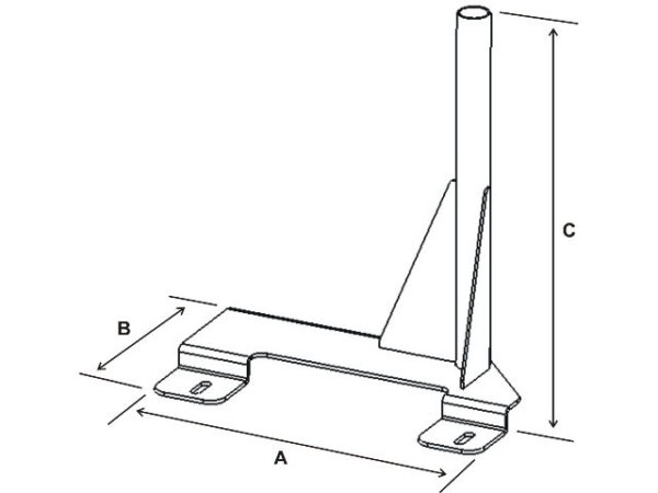 RAM No-Drill Base veicolo per Ford Econoline Van '95-15 più Altro Ram Mounts RAM-VB-119 - immagine 2