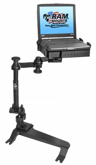 RAM Supporto per laptop con asta di regolazione per Chevy Trucks '00-06 più altro Ram Mounts RAM-VB-131A-SW1