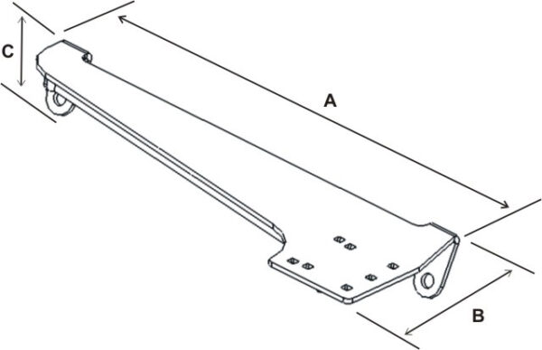 RAM No-Drill Base per Toyota Tundra '00-06 più Altro Ram Mounts RAM-VB-133 - immagine 2
