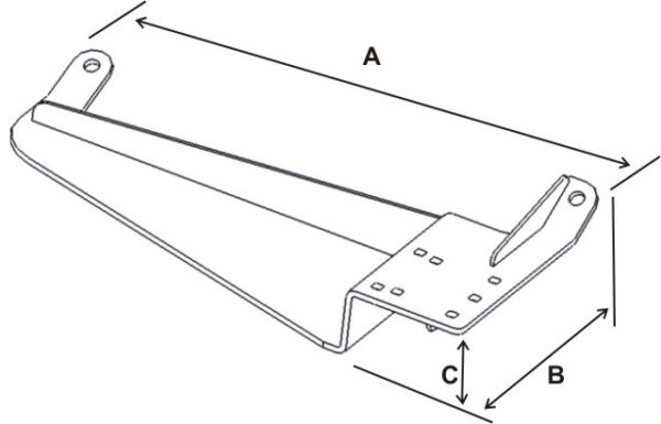 RAM No-Drill Base veicolo per Nissan Titan '04-15 più Altro Ram Mounts RAM-VB-134 - immagine 2