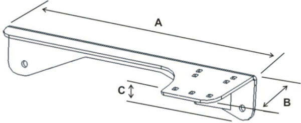 RAM® No-Drill™ Vehicle Base for '06-10 Dodge Charger (Police) + More Ram Mounts RAM-VB-145P - immagine 2
