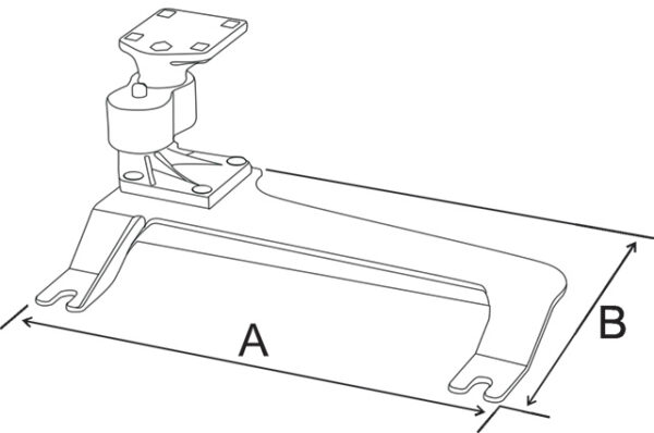 RAM No-Drill Base veicolo per Chevrolet Silverado '07-13 più Altro Ram Mounts RAM-VB-159 - immagine 2