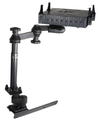 RAM No-Drill Supporto per laptop con bracci piatti per '12-24 RAM 2500-5500 Ram Mounts RAM-VB-178A-SW1-FL