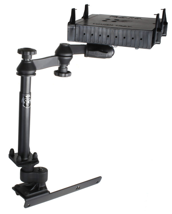 RAM No-Drill Supporto per laptop con bracci piatti per '12-24 RAM 2500-5500 Ram Mounts RAM-VB-178A-SW1-FL