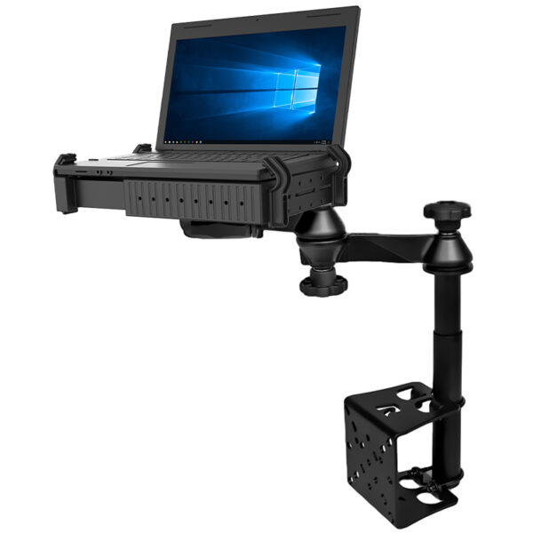 RAM Verticale 5" Offset Drill-Down Supporto per Computer Portatile Ram Mounts RAM-VB-184T-SW1