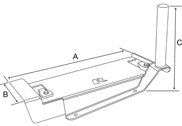 RAM No-Drill Base per Chevy Caprice '11-13 Ram Mounts RAM-VB-189 - immagine 2