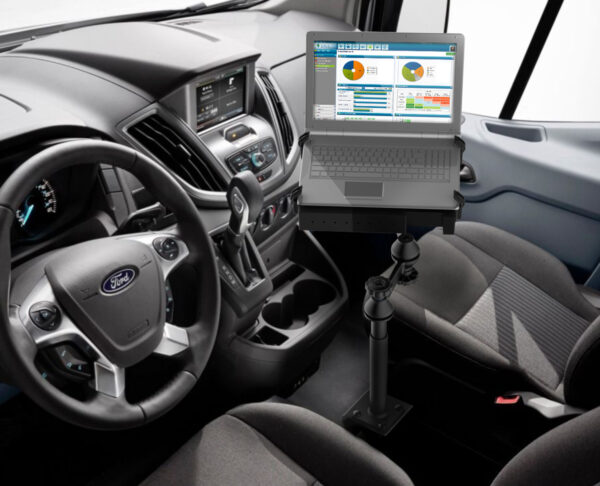 RAM No-Drill Supporto per laptop Ford Transit '14-23 Full Size Van Ram Mounts RAM-VB-194-SW1 - immagine 2