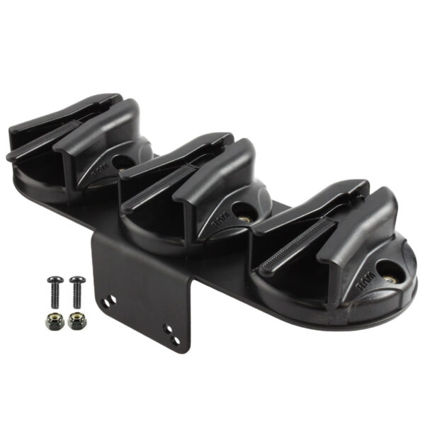 RAM Clip Tripla per Microfono con Staffa a 90 Gradi per RAM Tough-Box Ram Mounts RAM-VC-MC3