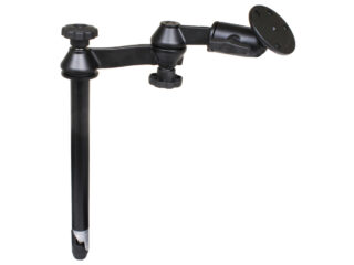 RAM 12" Palo Superiore con Doppi Bracci Oscillanti e Piastra Tonda Grande Ram Mounts RAM-VP-SW1-12-240